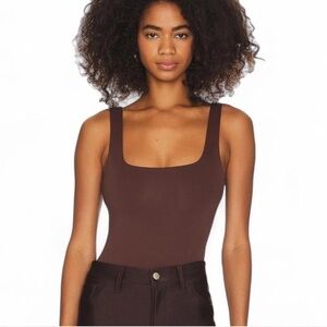 Good American Chocolate Brown Bodysuit